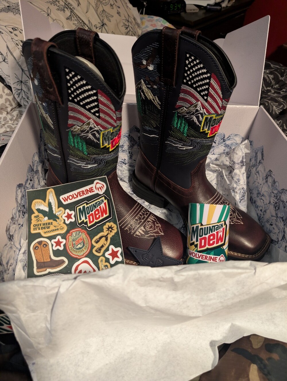 Wolverine X Mountain Dew Boots